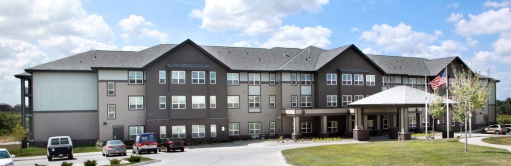 Exterior view of the Esprit Whispering Ridge facility