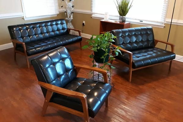 Comfortable seating in a common area