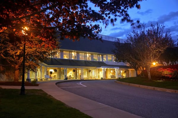 Exterior view of Thirwood Place at dusk