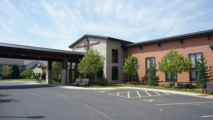 Building exterior of Pine Haven Nursing Home