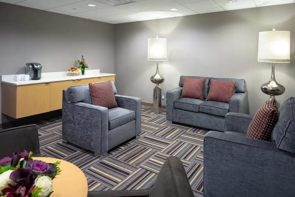 Cozy lounge area with comfortable seating