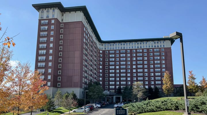 Exterior view of The Kenwood senior living facility.