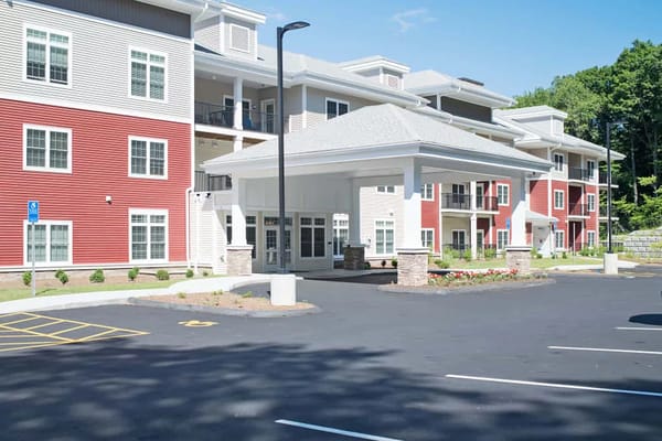 Front exterior view of Keystone Place building