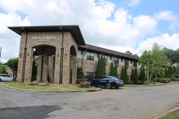 Exterior view of Legacy Ridge assisted living facility
