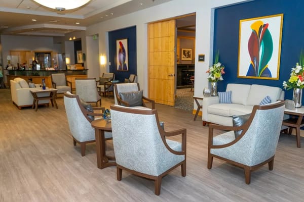 Interior view of a common area in the facility