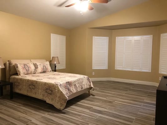 Cozy bedroom in an assisted living facility