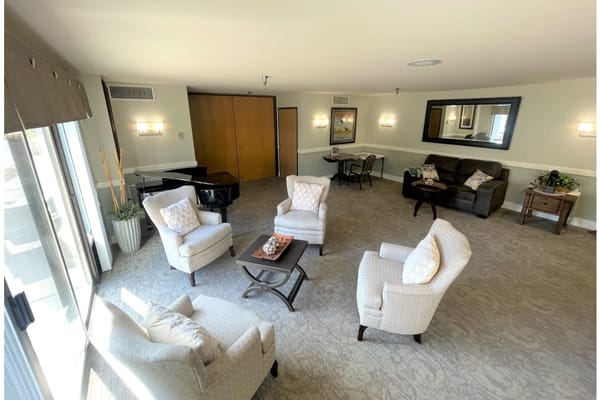 Common area with comfortable seating