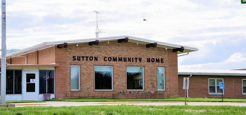 Exterior view of the Sutton Community Home building