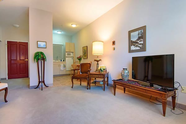 Cozy interior of a resident's living space