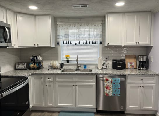 Well-equipped kitchen with modern appliances
