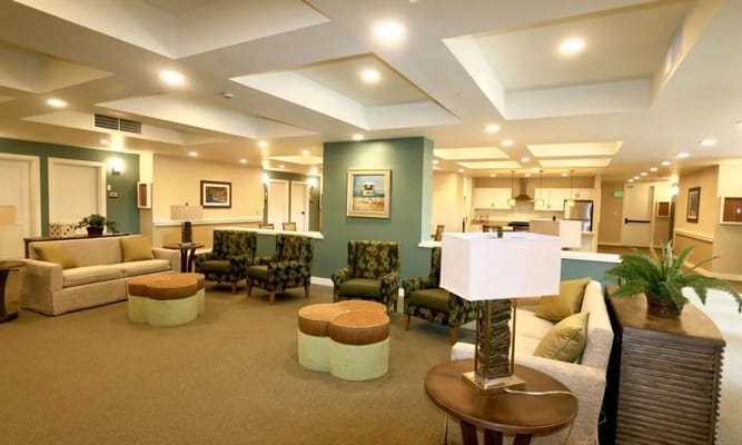 Interior common area with seating and decor