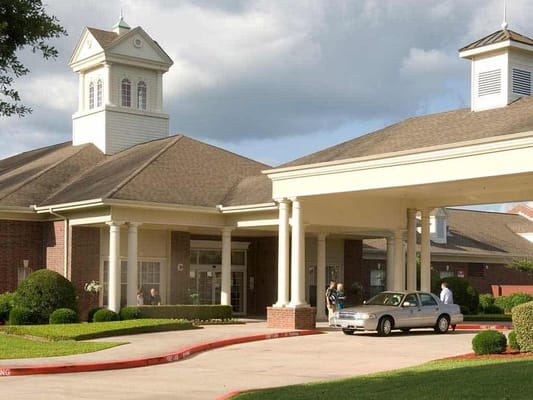 Entrance of Buckner Calder Woods nursing facility
