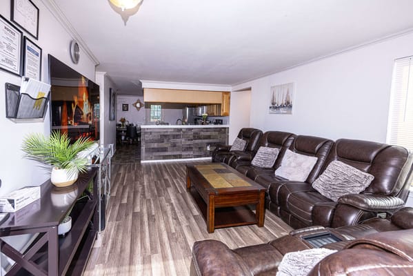 Cozy common area with seating and modern decor