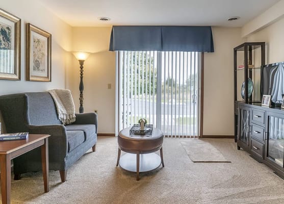 Cozy interior living room with natural light