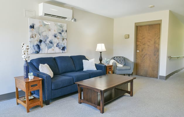 Interior common area with seating and decor