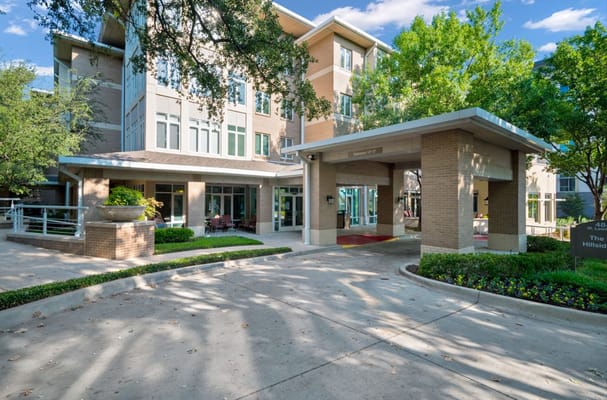 Exterior view of CC Young Senior Living entrance