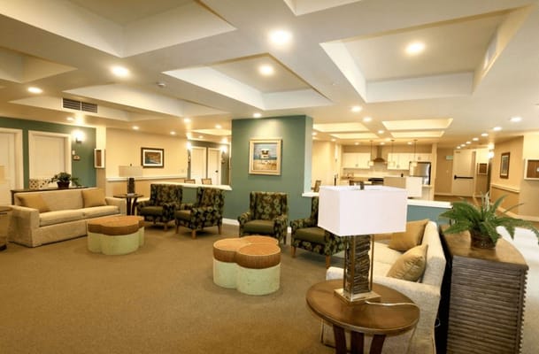 Interior view of a common area in the facility