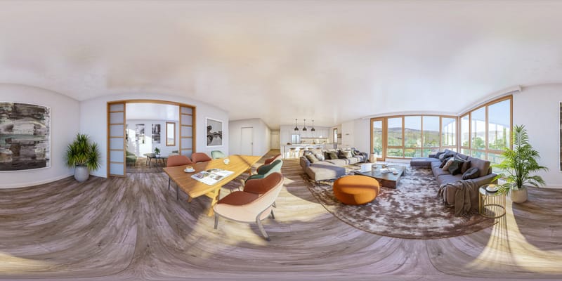 Bright and spacious interior living area