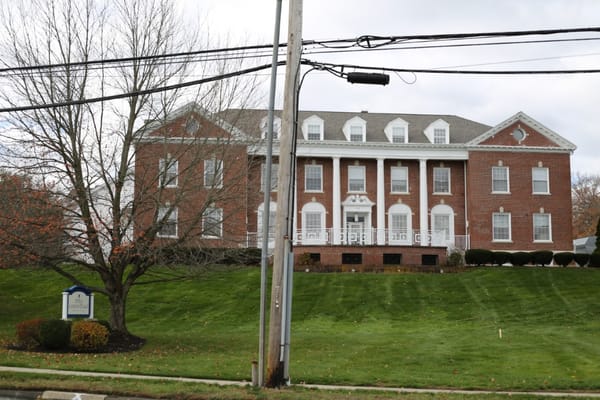 Exterior view of a senior living facility building
