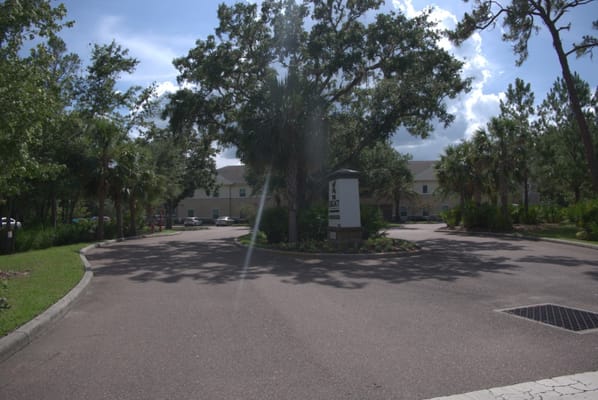 Entrance to The Legacy at Highwoods Preserve