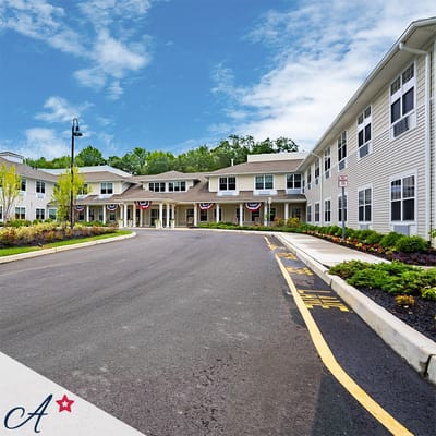 Exterior view of All American Assisted Living at Tinton Falls