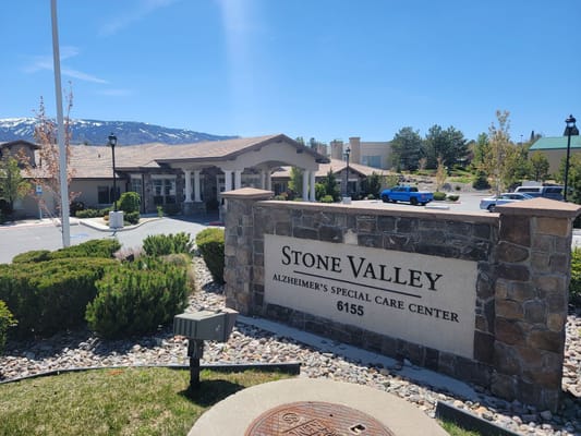 Sign for Stone Valley Alzheimer's Special Care Center