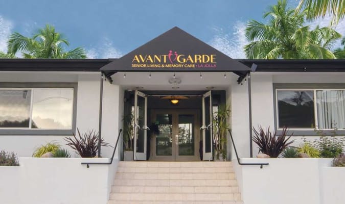 Entrance of AvantGarde Senior Living & Memory Care facility