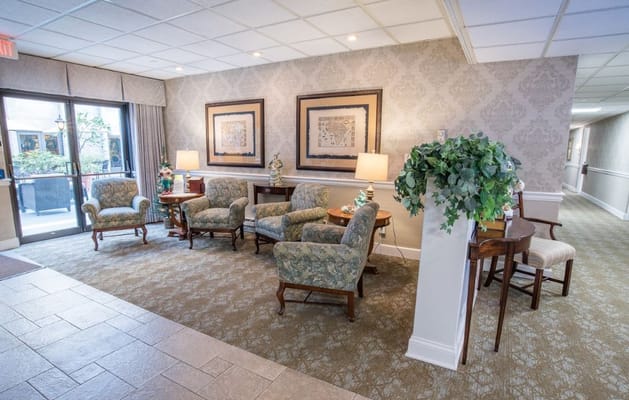 Cozy common area with comfortable seating