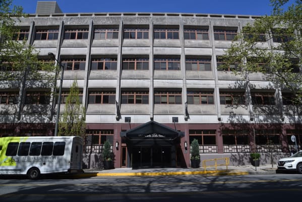 Exterior view of Atria Center City building