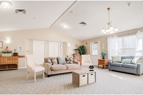 Common area with comfortable seating and decor