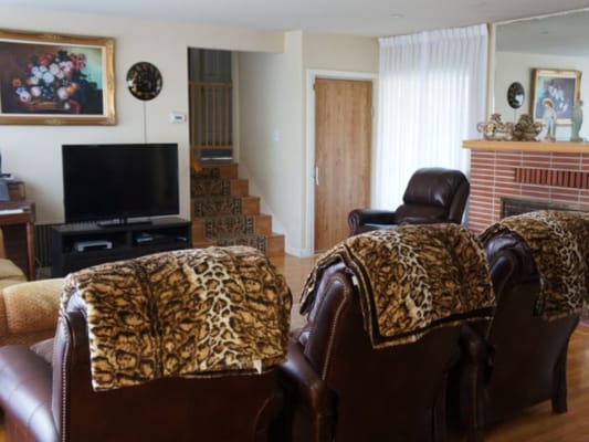 Cozy common area with comfortable seating and decor