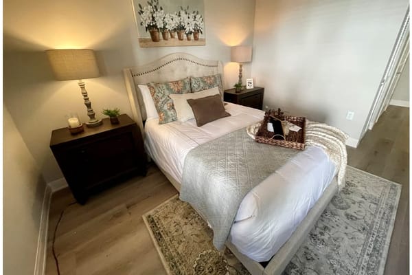 Cozy, well-decorated private resident room