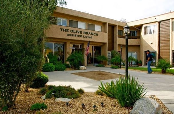Exterior view of Olive Branch Assisted Living facility