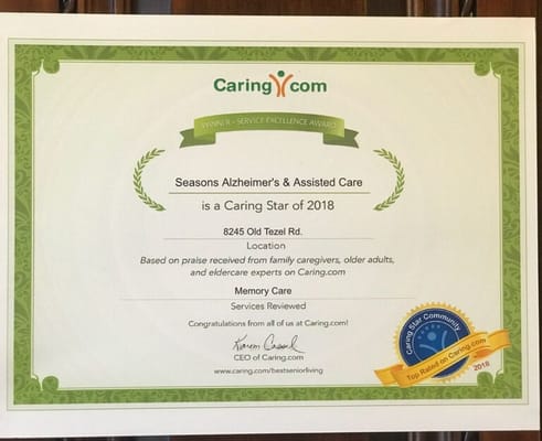 Seasons Alzheimer’s Care