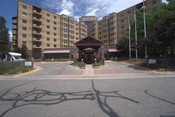 Front view of Brookdale University Park entrance