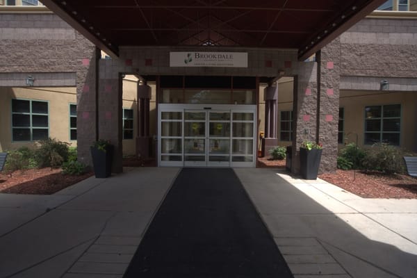 Photo of the main entrance to Brookdale University Park