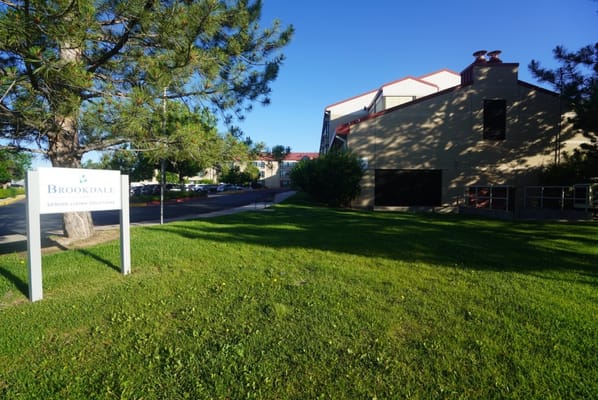 Exterior view of Brookdale Senior Living building
