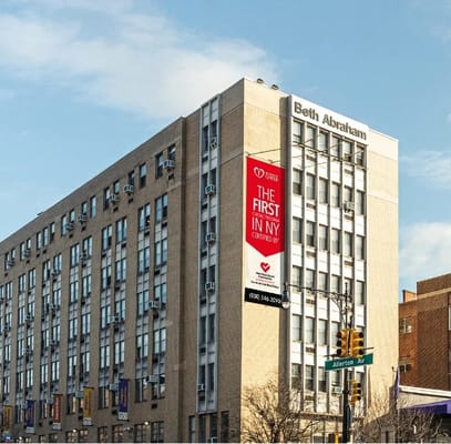 Exterior view of the Beth Abraham facility