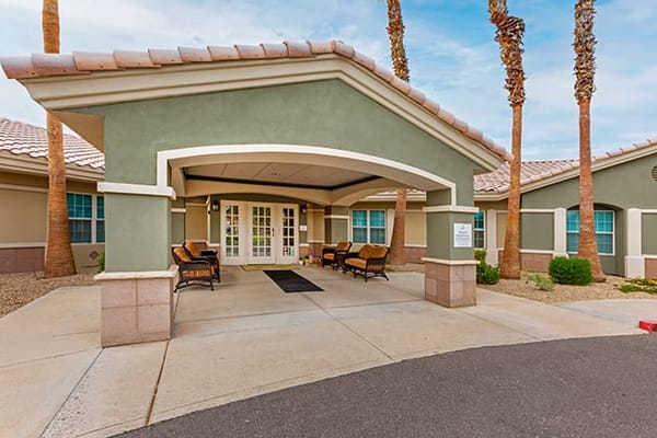 Exterior view of Brookdale Camino del Sol entrance