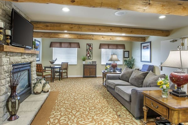 Cozy living room area with comfortable furniture