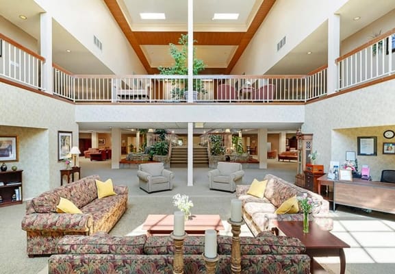 Common area with comfortable seating and natural light