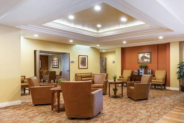 Interior common area with seating and decor