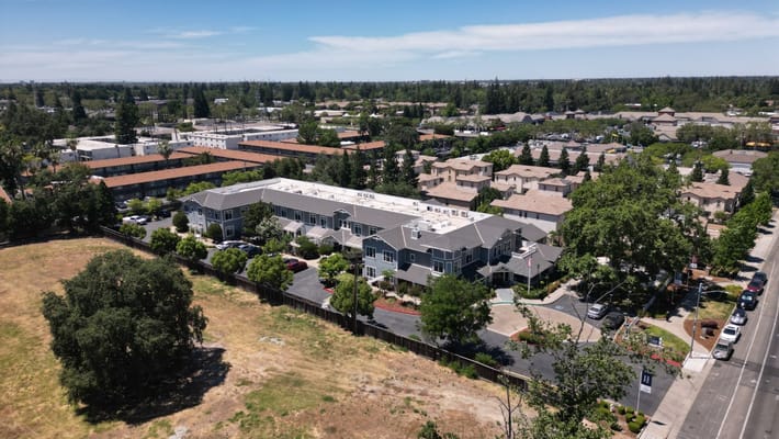 Aerial view of Ivy Park at Sacramento facility