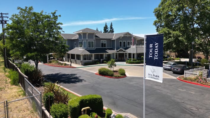 Exterior view of Ivy Park assisted living facility