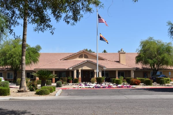 Exterior view of Brookdale Desert Ridge facility