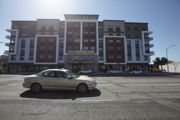The Watermark at San Jose building from the street