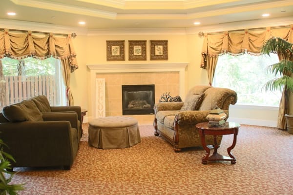 Cozy common living area with comfortable seating