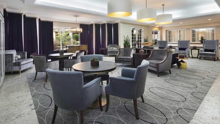 Common area with seating and natural light