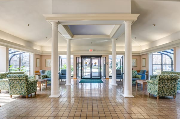 Interior view of a welcoming lobby