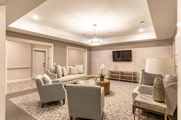 Interior common area with seating and decor